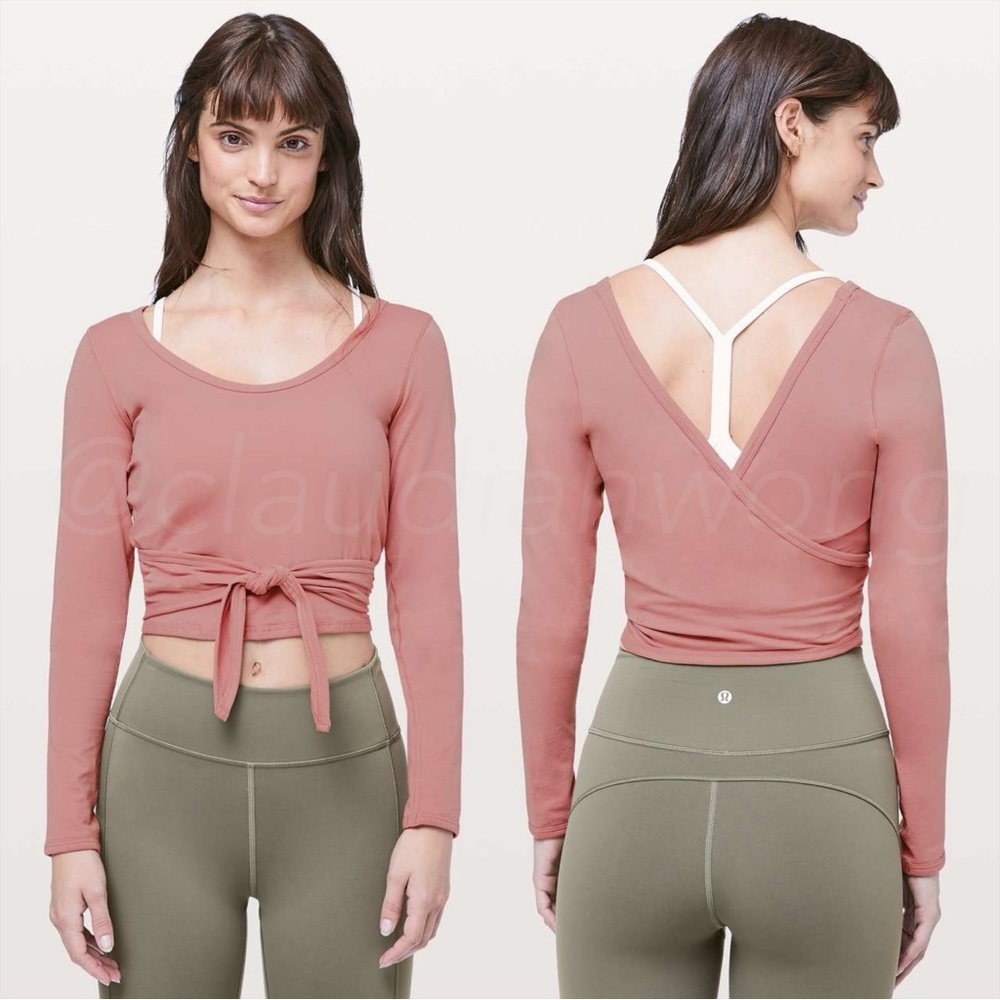 LULULEMON It’s a Tie Long Sleeve in Copper Coil